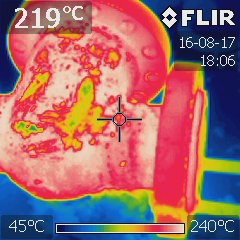 　　热损失评估：表面温度法和红外热成像法结合计算散热损失。